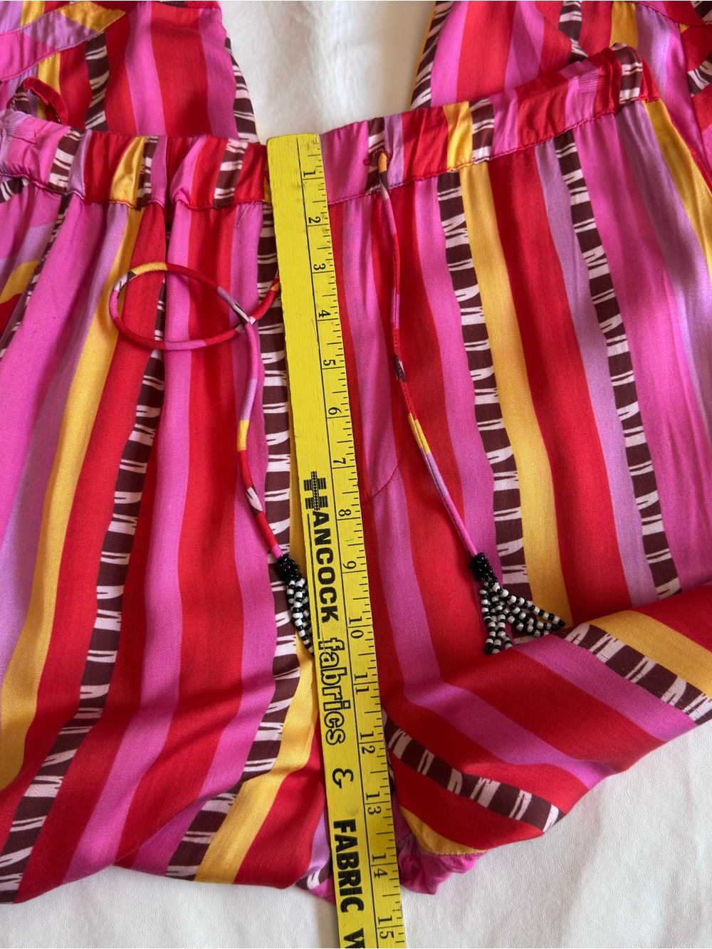 Farm Rio Lucy Stripes Pants Small - Picture 10 of 13
